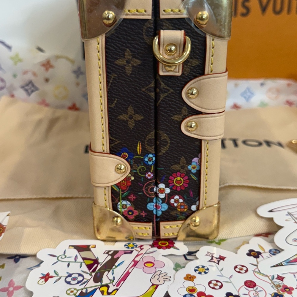 ***SOLD***Louis Vuitton X Murakami 2025 Petite Malle Superflat Limited Bag- NWOT - Picture 7 of 13